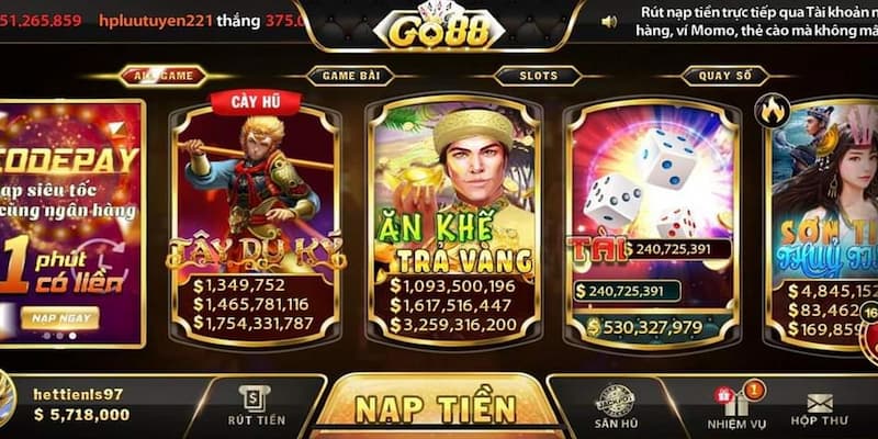 Nạp tiền GO88  Nạp tiền GO88 những lưu ý quan trọng
