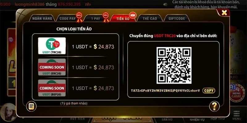 Nạp tiền GO88  Nạp tiền GO88 linh hoạt và đa phương thức